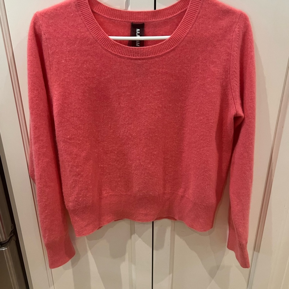 Naadam Women's Pink cashmere Sweater size medium